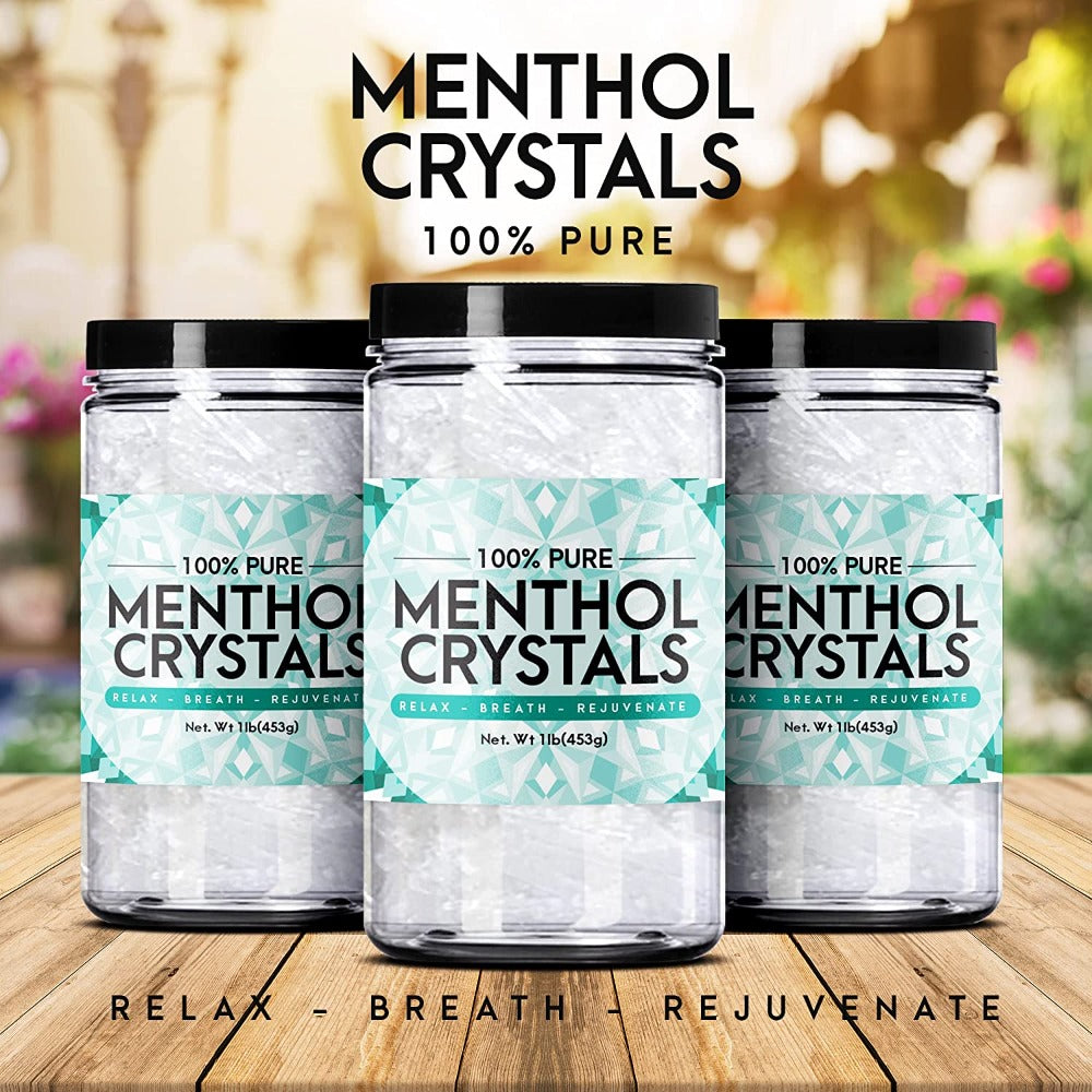 Mendhol Menthol Crystals, 100% Pure All Natural