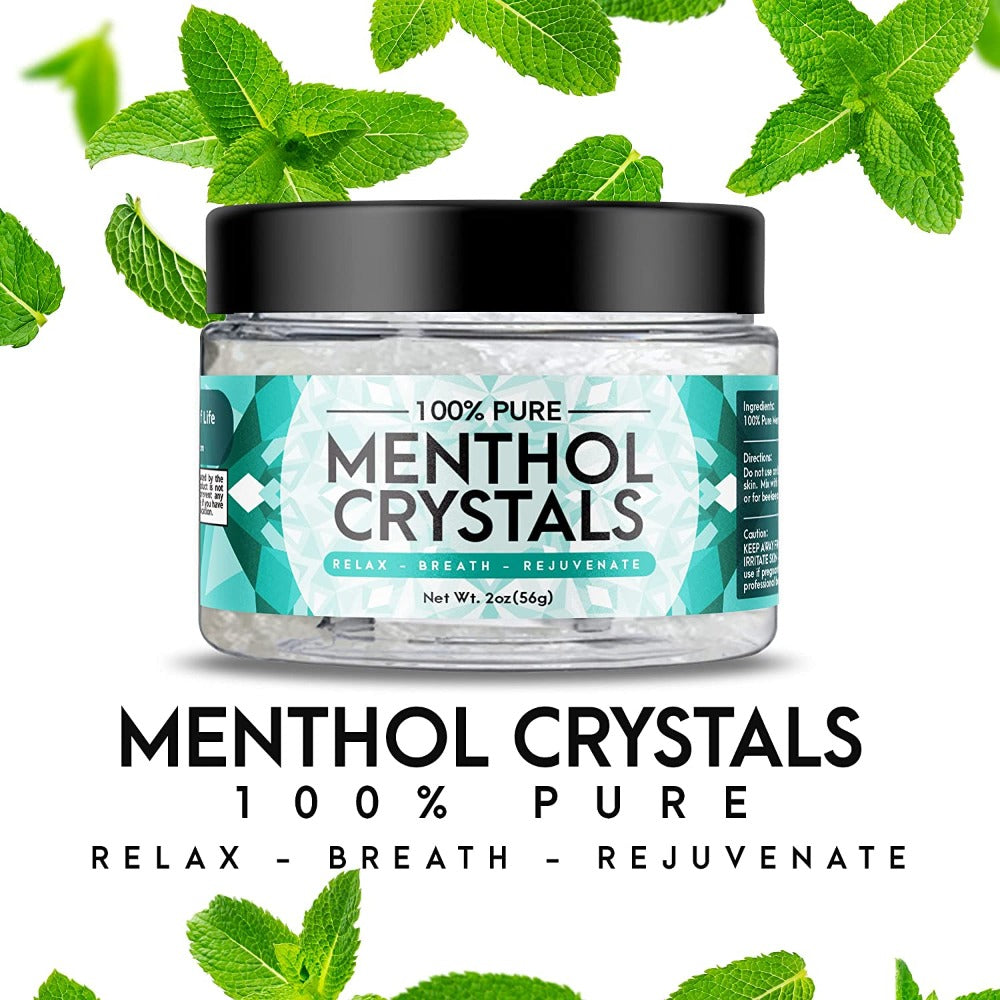 Menthol Rocks Menthol Crystals, 100% Pure All Natural