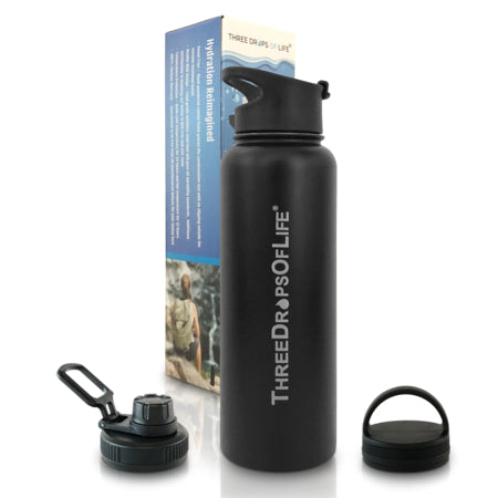 40oz Black Vacuum Insulated